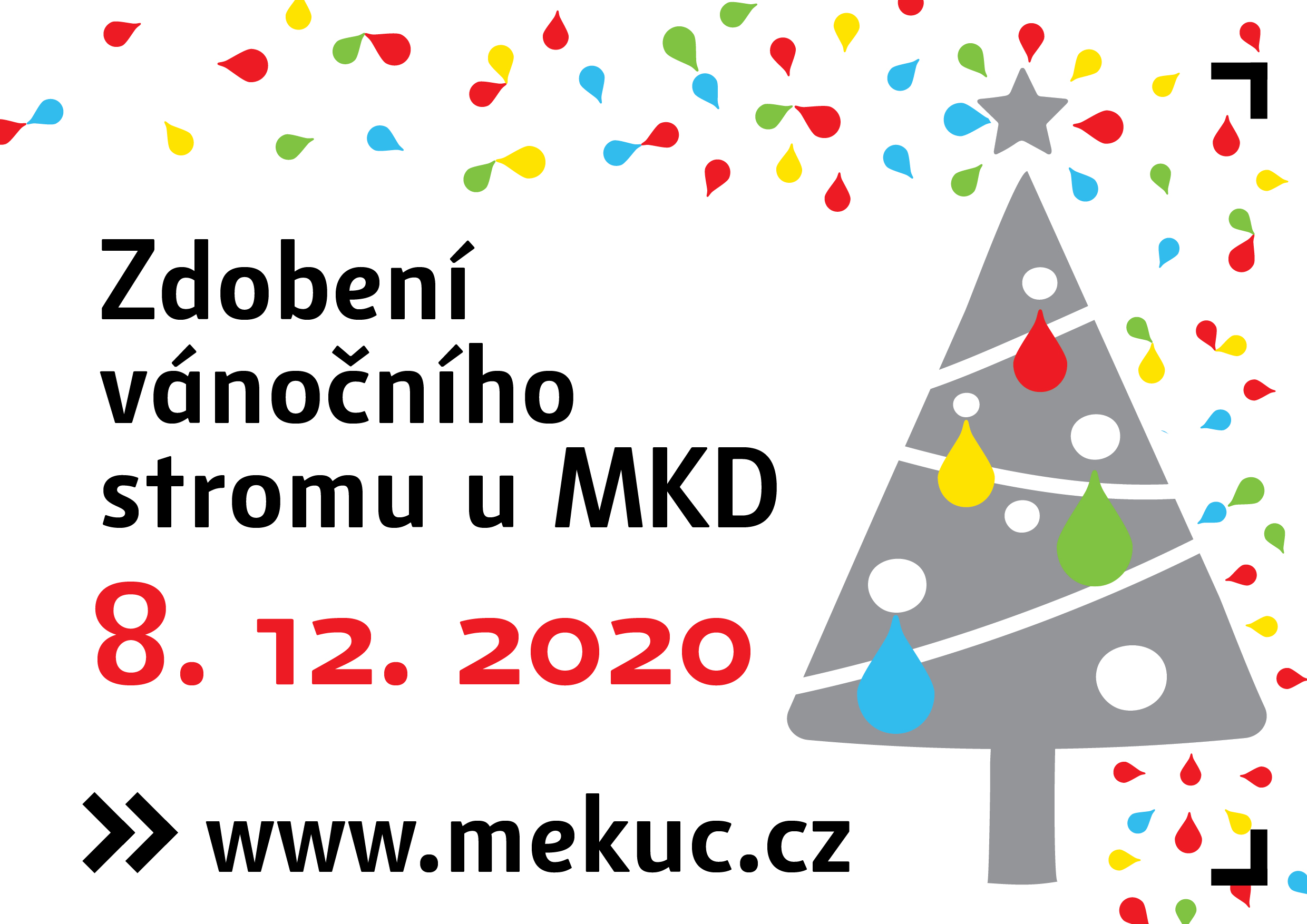 Zdobení vánočního stromu u MKD